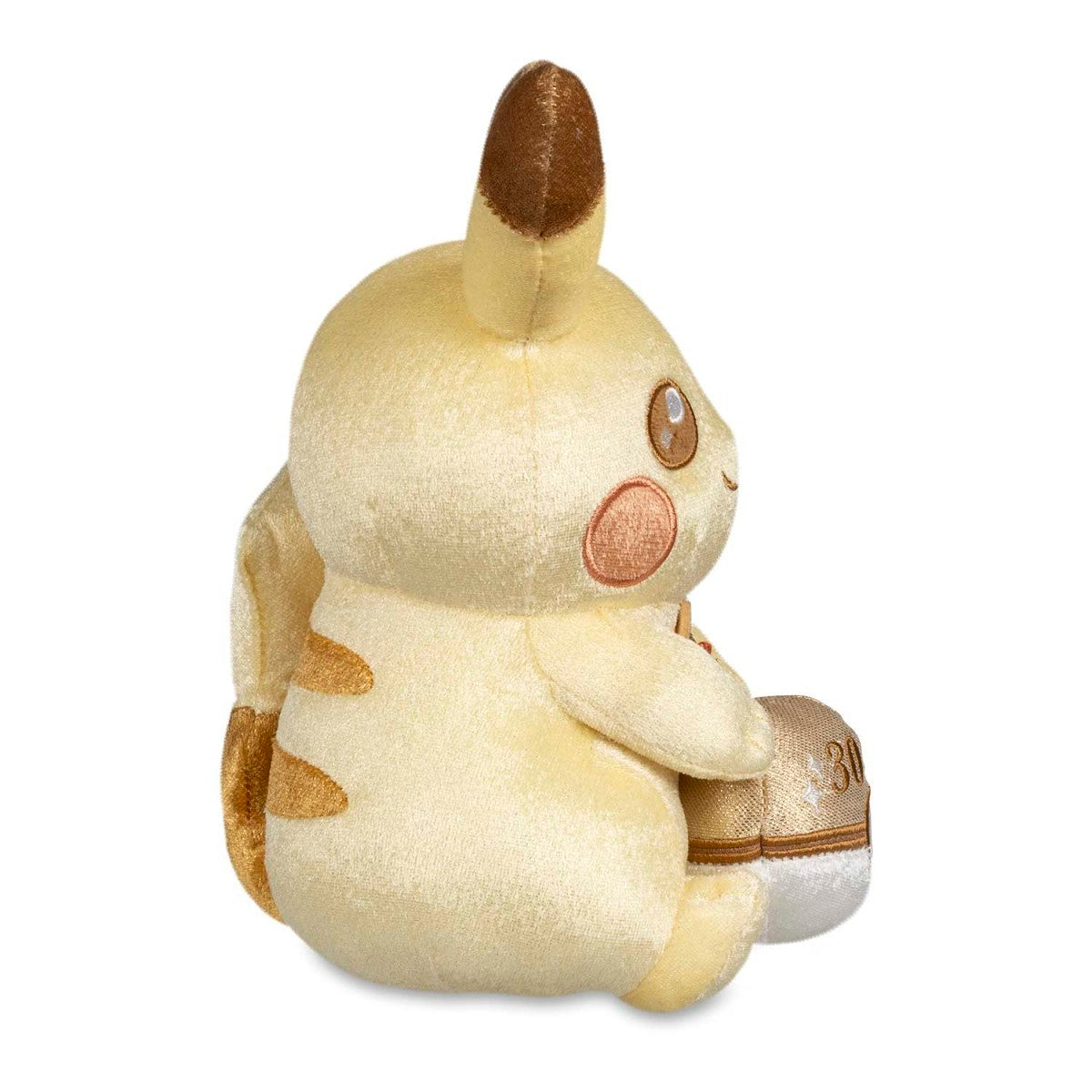 Pikachu 30th Celebration Plush back side view