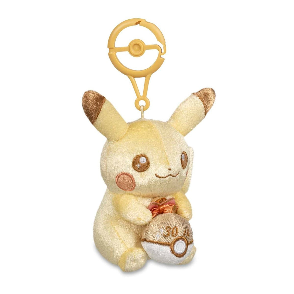 Pikachu 30th Celebration Plush Key Chain side view