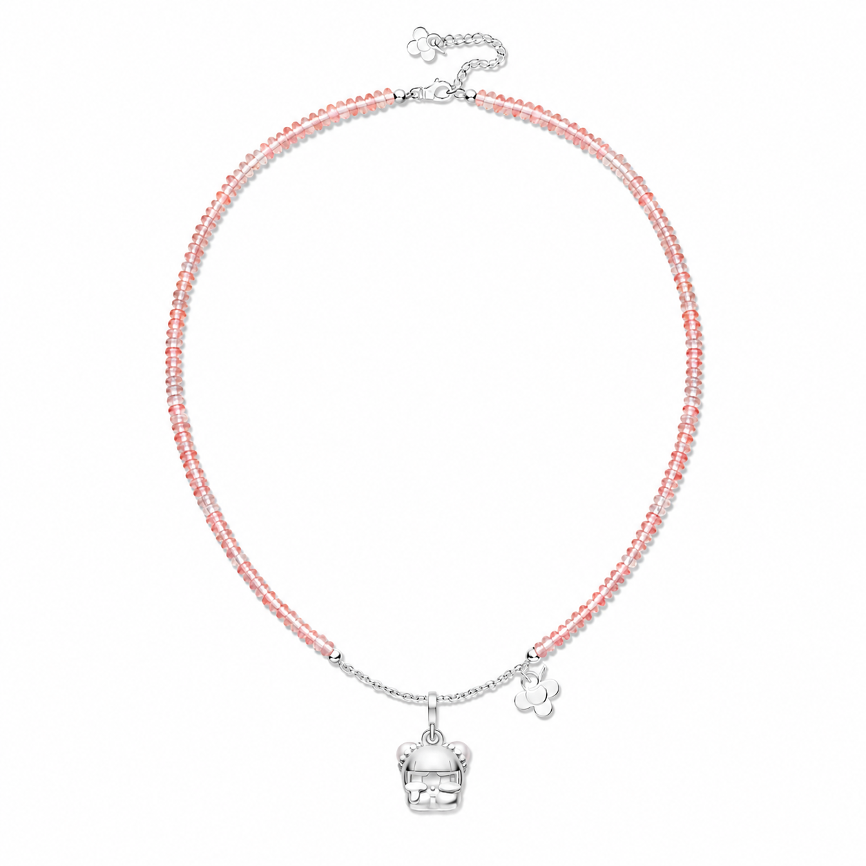 POPOP Fruition Pink Glass Necklace – CRYBABY Pendant