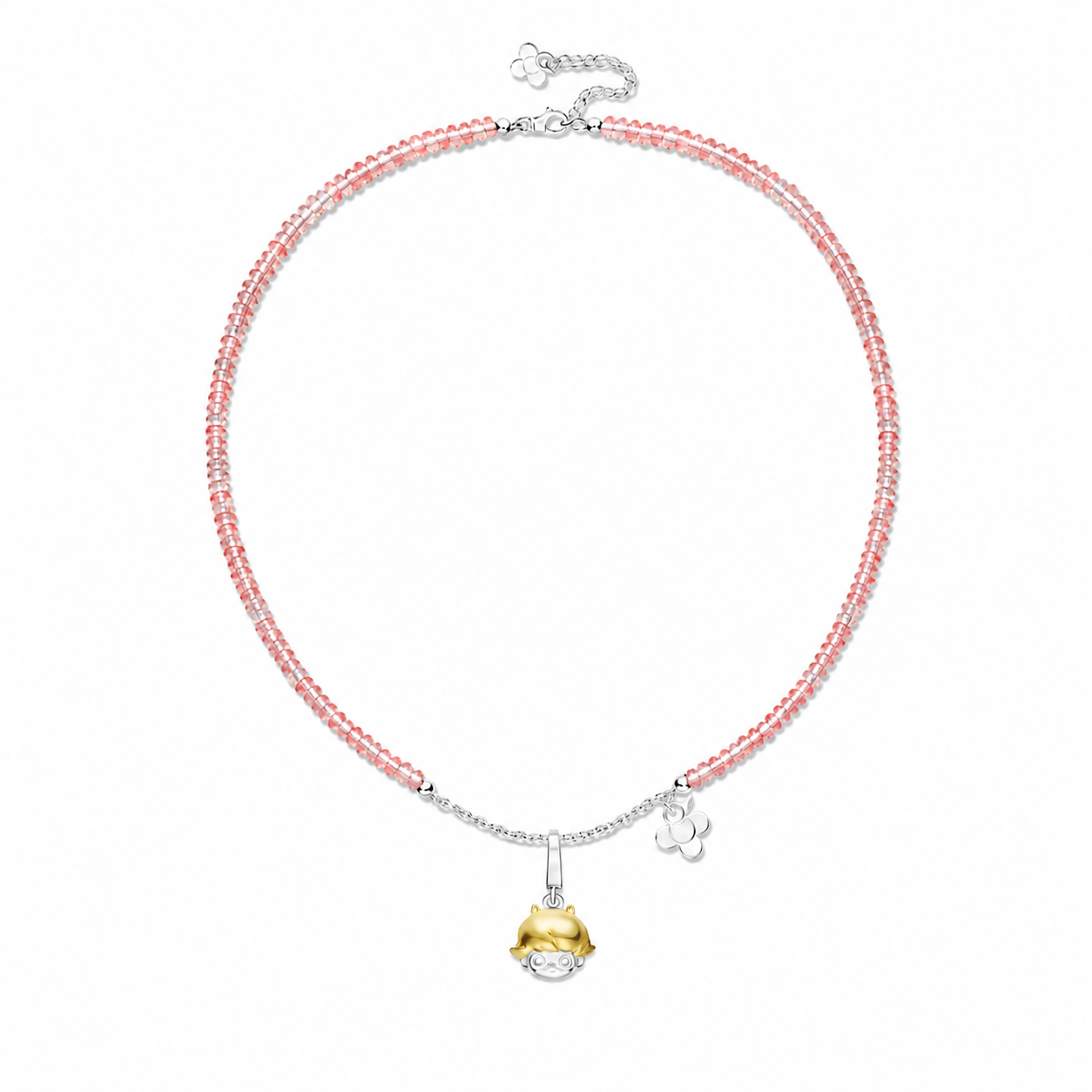 POPOP Fruition Pink Glass Necklace – DIMOO Pendant