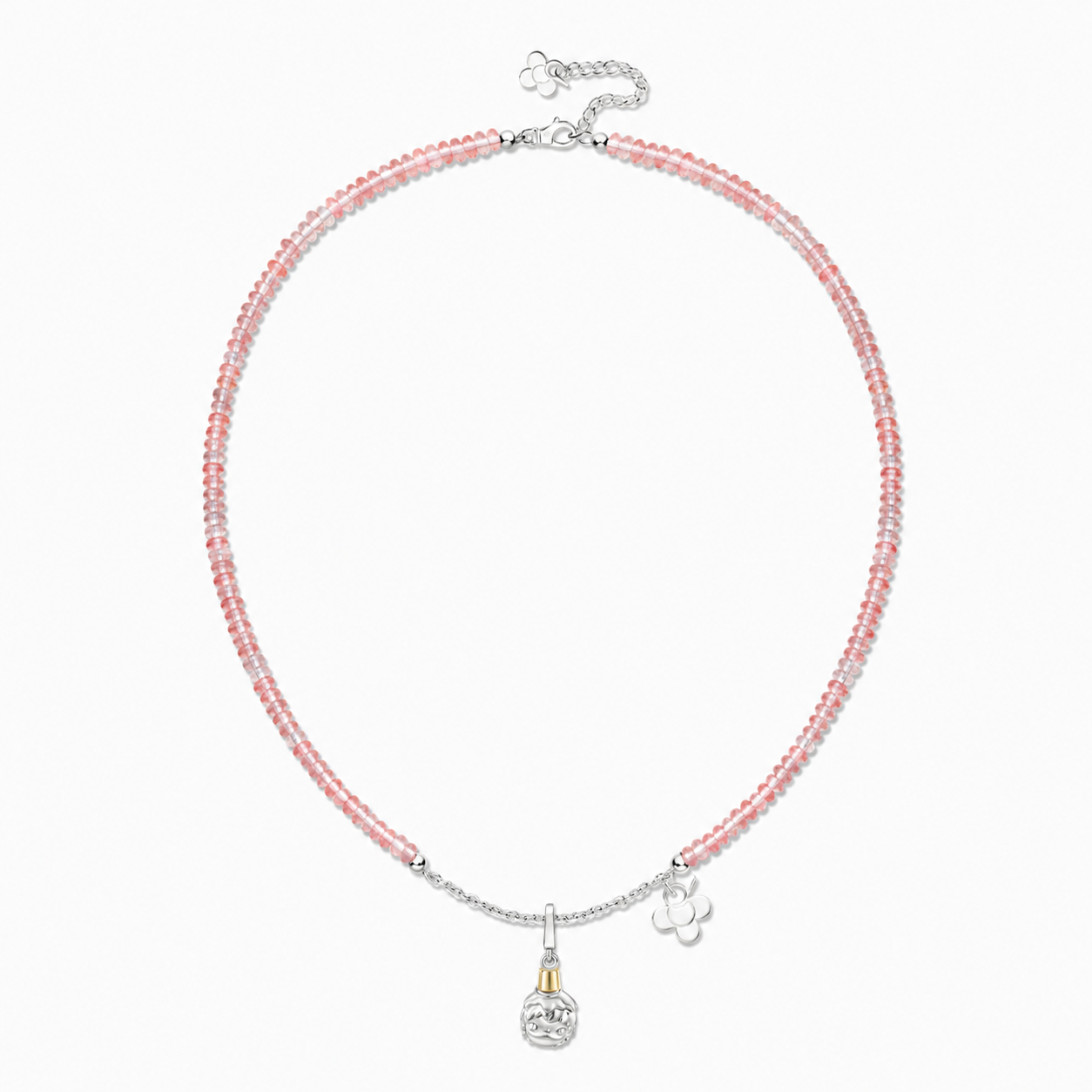 POPOP Fruition Pink Glass Necklace – HIRONO Pendant