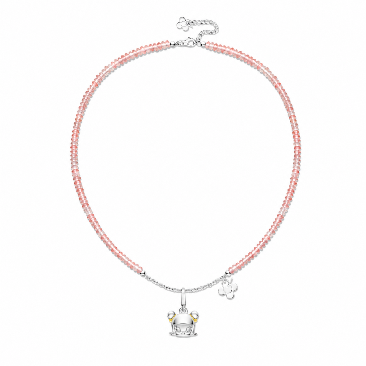 POPOP Fruition Pink Glass Necklace – MOLLY Pendant
