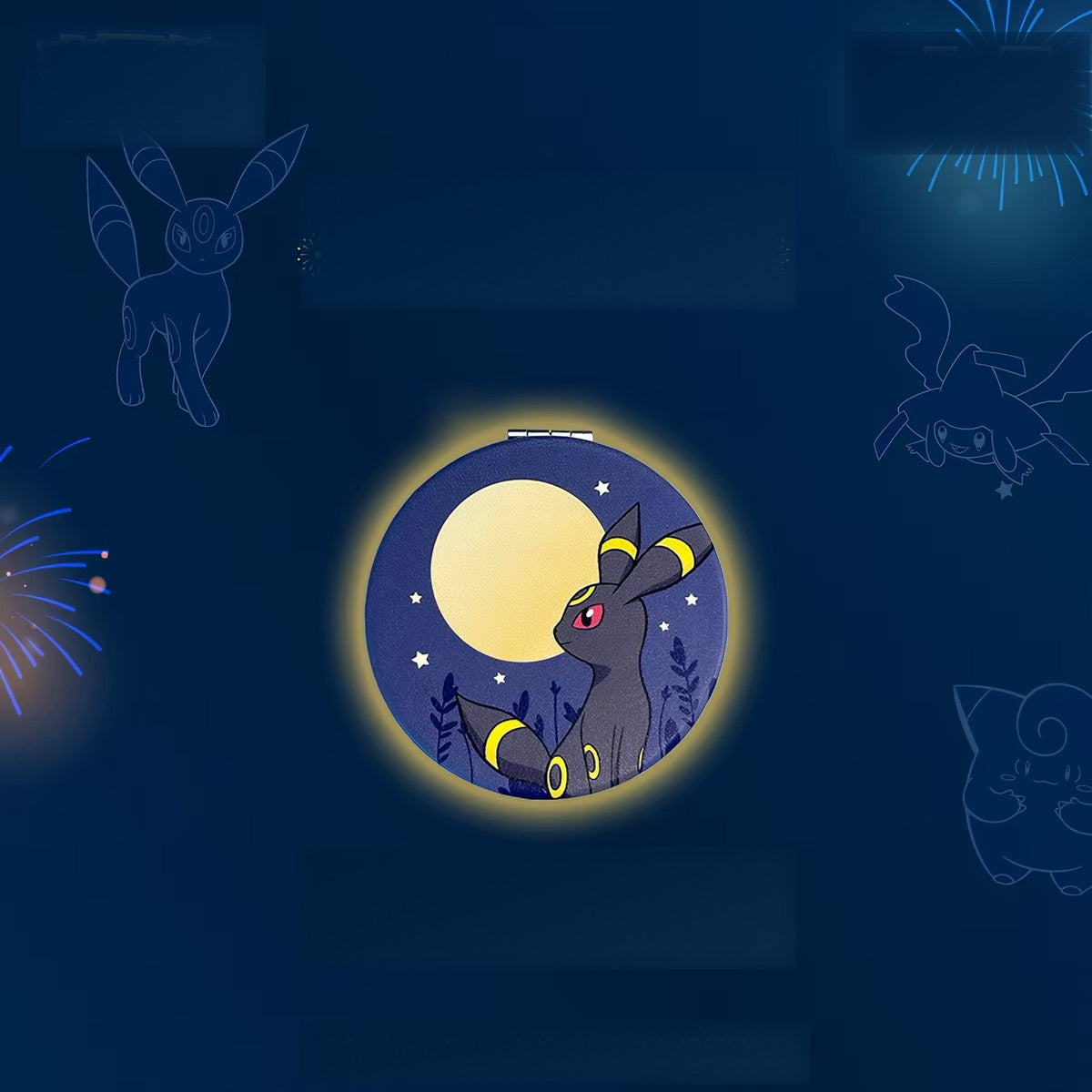 Pokemon Mid-Autumn Gift Box themed round mirror
