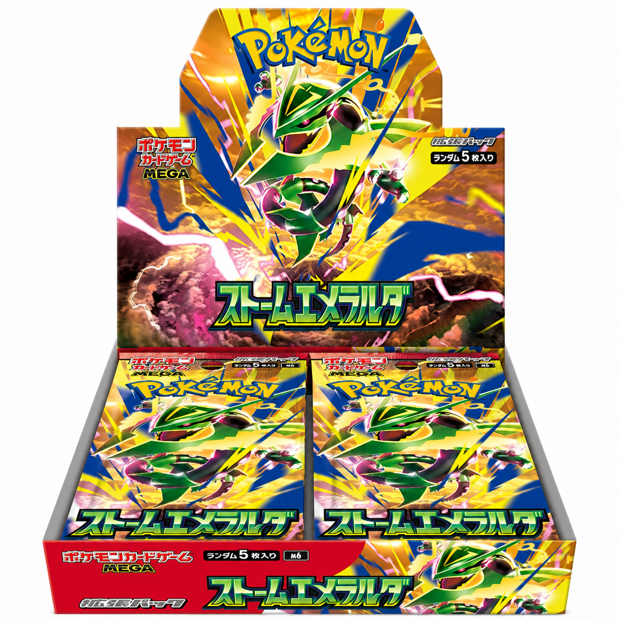 M6 Storm Emeralda Booster Box Japanese Pokémon Cards