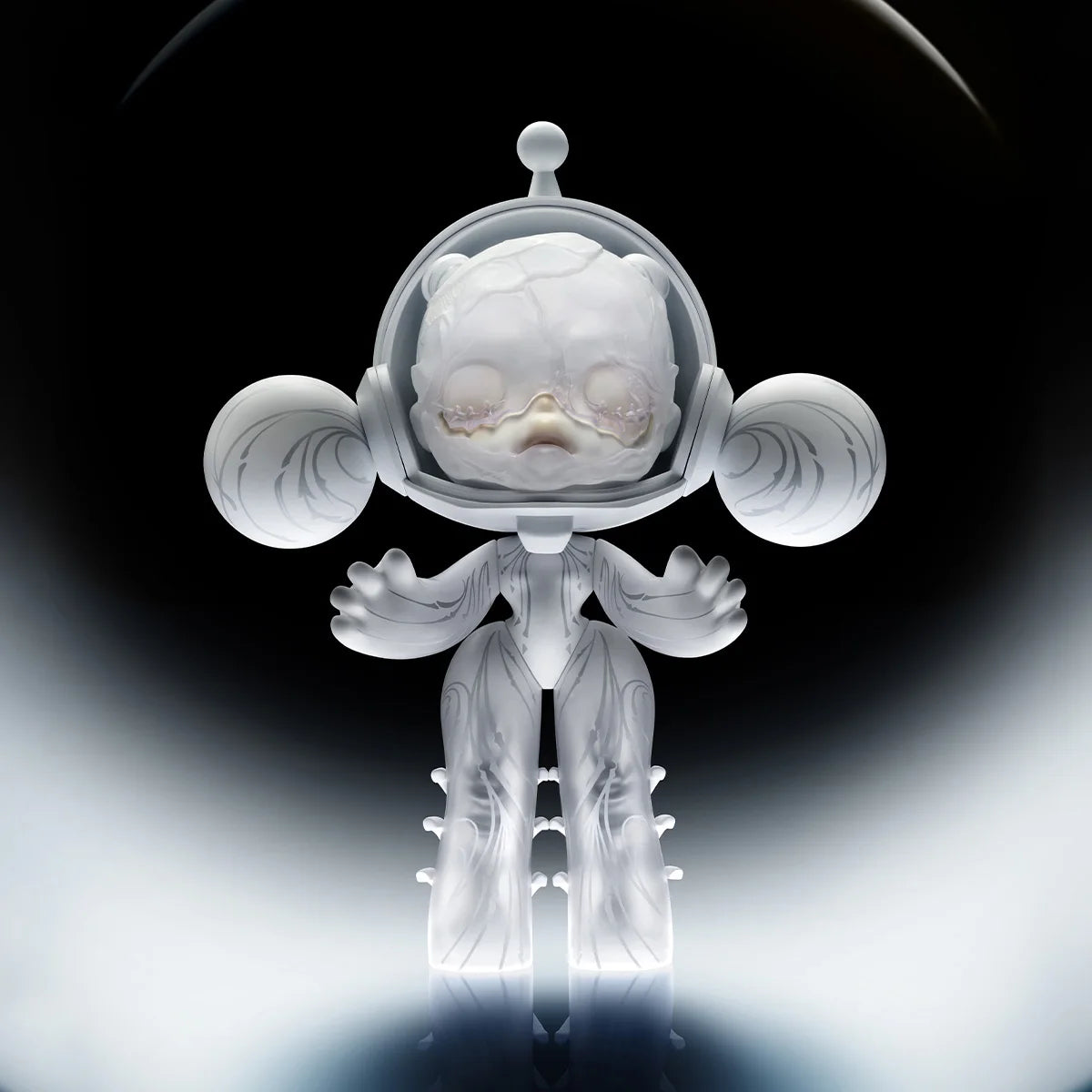 POP MART MEGA alpha SKULLPANDA 400% Robert Wun Vestige d'astre figure