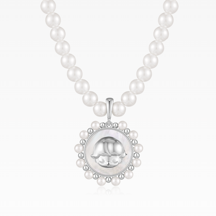 popop Dimoo Cloud Song Shell Necklace
