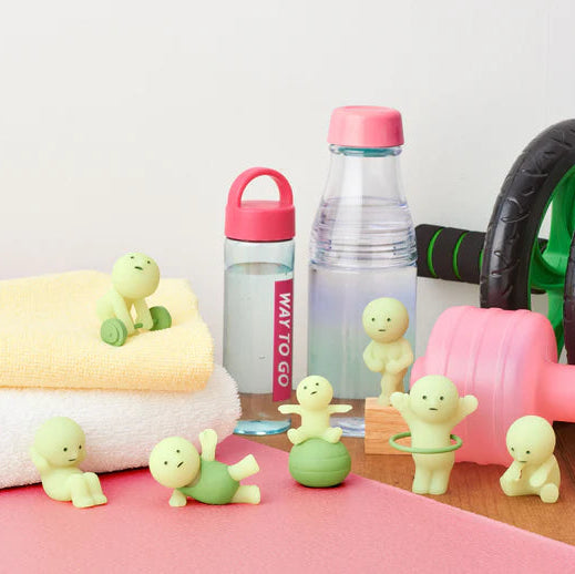 Smiski Glow in the Dark Excersing Series