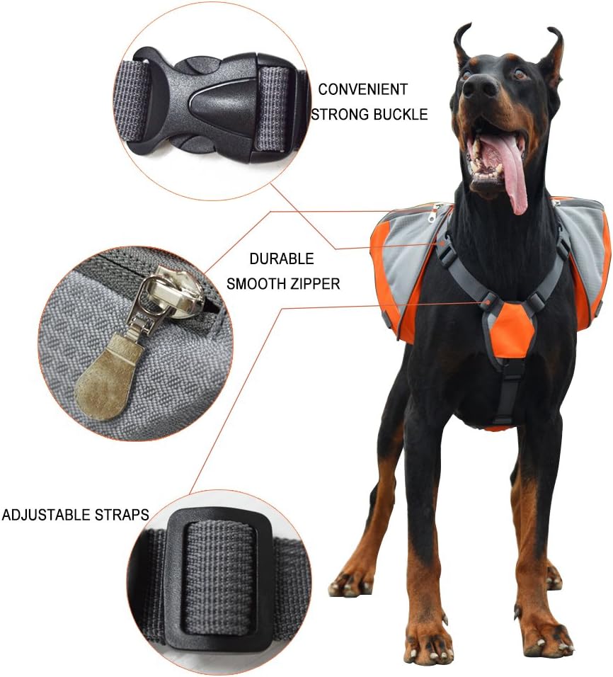 Harnais pour animaux de compagnie et sac à dos portable 2 en 1 R-JGBP-004A/B/C/D