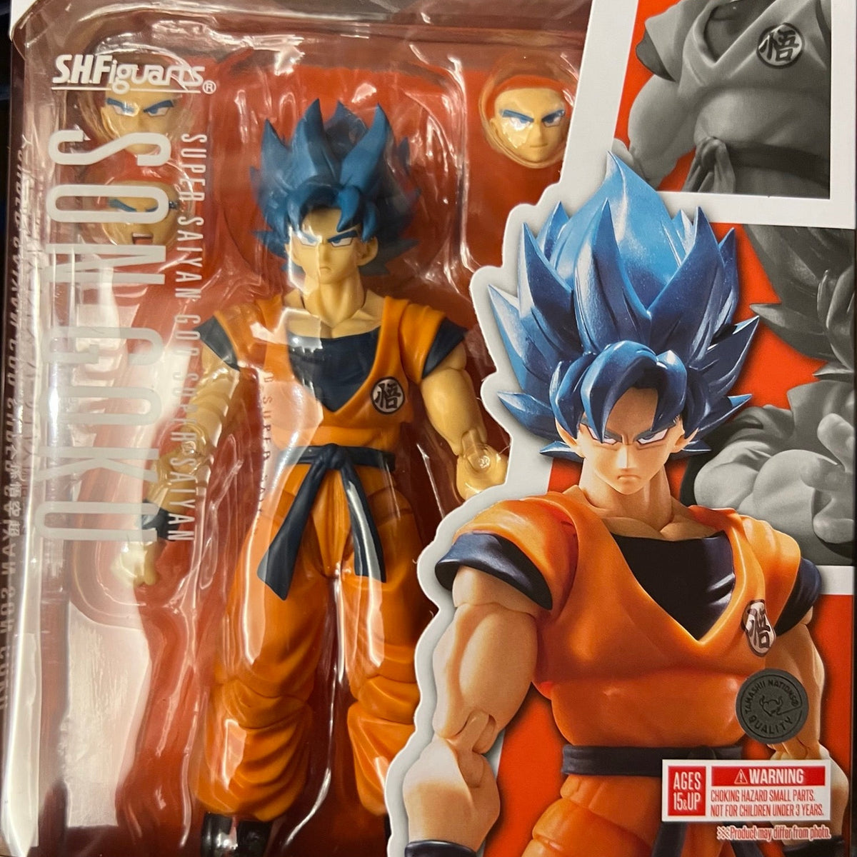 S.H.Figuarts Super Saiyan God Super Saiyan Son Goku -Super- Japan Version box
