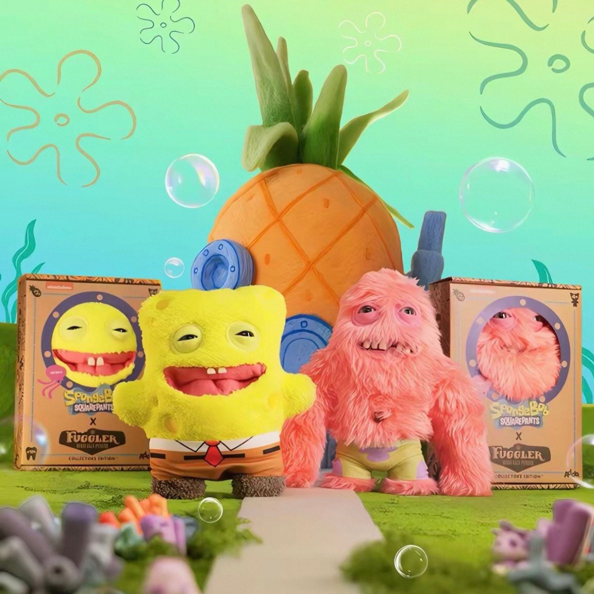 Fuggler x SpongeBob Series Plush Pendant
