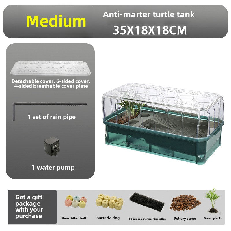 Turtle Acrylic Ecological Observation Tank Set