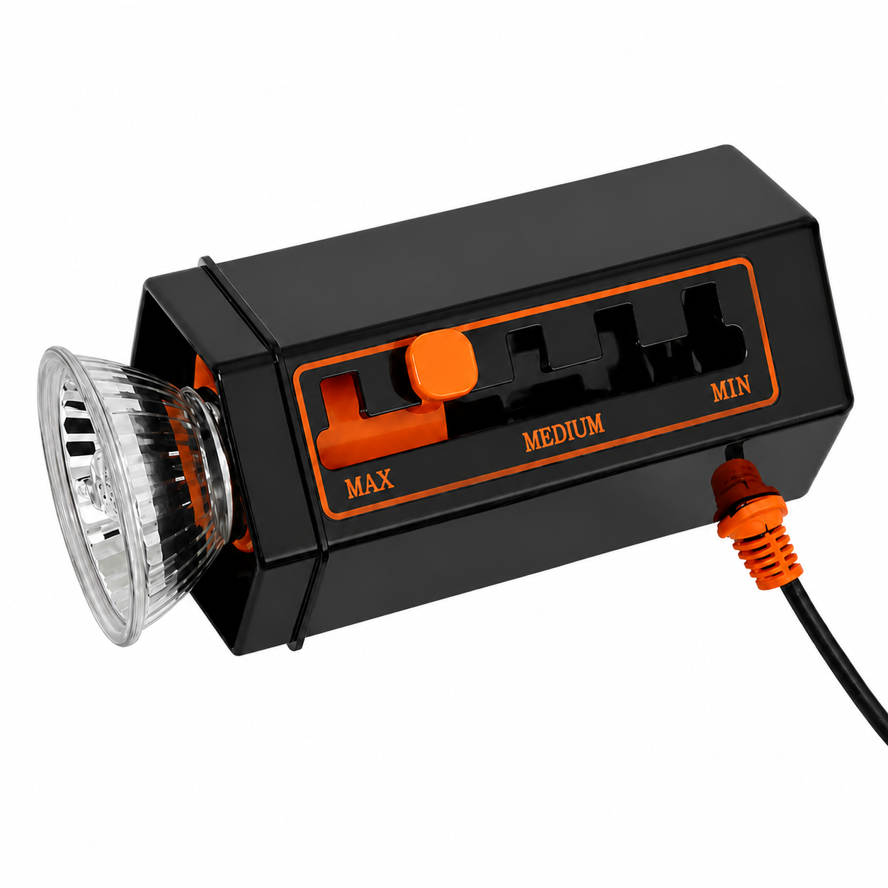 Adjustable Reptile Basking Lamp with 360° Clamp Stand