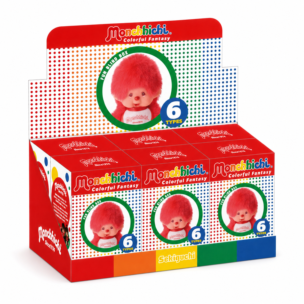 Monchhichi Colorful Fantasy Blind Box Plush Keychain