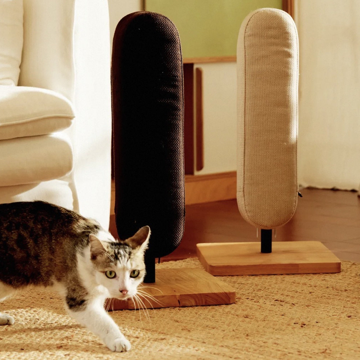 WOEFJO vertical cat scratching post photo 5