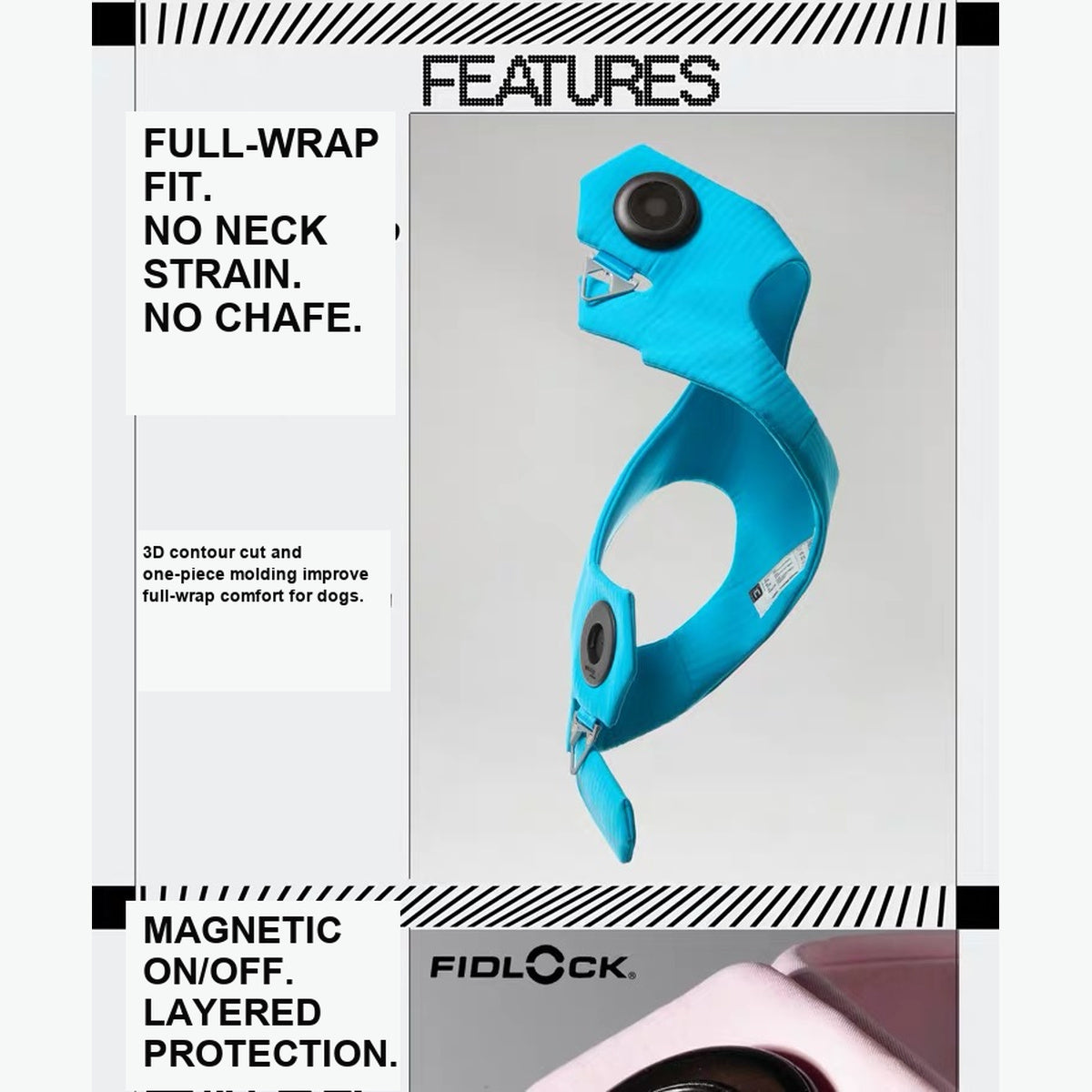 Wooang Shield-01 English feature image for 3D full wrap dog harness fit