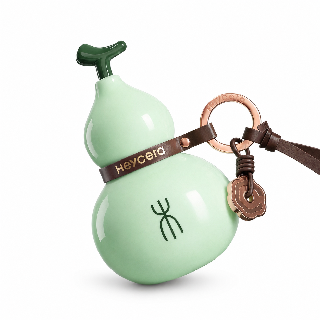 Heycera Five Elements Handmade Ceramic Gourd Bag Charm
